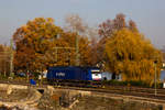 223 015 beim rangieren in Lindau. 6.11.20