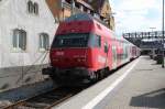 BB City Shuttle nach Bludenz am 17.09.12 in Lindau Hbf.