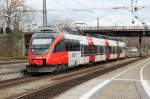 Einfahrt eines BB S-Bahn Zuges aus Bregenz kommend,in den Hbf.Lindau.13.04.13    