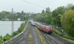 Am 26.05.2013 fahren 218 437 und 218 418 mit EC 194 nach Zürich HB in Lindau Hbf ein.