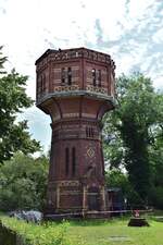 Blick auf den ehemaligen Wasserturm in Loburg.