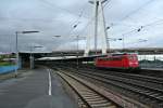 Nachschuss auf 151 129-4, welche am Vormittag des 24.05.14 auf dem Weg nach Mannheim Rbf den Bahnhof Ludwigshafen (Rhein) Hbf durchfuhr.