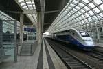 Der TGV-Triebzug 4722 auf dem Weg von Paris nach Stuttgart am 24.05.14 in Ludwigshafen (Rhein) Mitte.