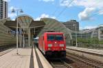 Einfahrt am 24.05.2014 von 185 402-5 in Ludwigshafen (Rhein) Mitte.