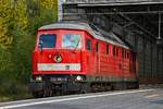 D-GERA 232 093-5 wartete am 04.10.2026 im L�becker Hbf (AL) auf einen entgegenkommenden G�terzug.