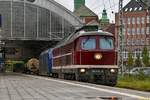 D-GERA 232 673-4 zog am 09.10.2026 D-BRLL 185 501-4 und den dazugeh�rigen KLV-G�terzug vom L�becker-Skandinavienkai (ALSK) kommend in Richtung B�chen (ABCH) bzw.