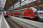 RE83 (RE21618) nach Kiel Hauptbahnhof steht am 25.6.2017 im Lübecker Hauptbahnhof bereit.