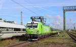 Flixtrain 193 436 mit dem umgeleiteten FLX 1324 von Dresden Hbf nach K�ln Hbf, am 19.10.2026 in Magdeburg-Neustadt.