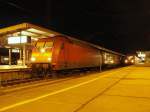 101 024-8 mit dem letzten InterCity des Tages nach Leipzig (IC 2135) auf Gleis 7 in Magdeburg Hbf. Fotografiert am 02.09.2009.