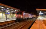 143 072-7 mit RB 27615 Magdeburg Hbf - Dessau Hbf am 18.12.2013 in Magdeburg Hbf.