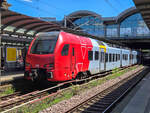 ET 429 108 des S�wex steht mit dem RE 2 nach Frankfurt (Main) Hbf in Mainz Hbf, 13.06.2026.