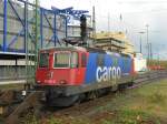 SBB Cargo 421 381-3 am 24.04.2012 in Mannheim Hbf. abgestellt.