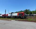 DB Cargo, DE 18-113 , 9280 4185 113-2 D-VL beim pausieren in Marktredwitz am 22.5.2026