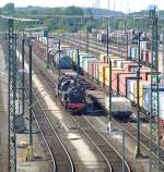 Impression vom Maschener Rangierbahnhof am 07.07.2010.