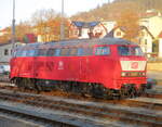 Die RPRS 218 319 pausierte,am 23.Januar 2026,in Meiningen.