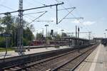 MEMMINGEN, 29.04.2025, Blick auf die Bahnsteige