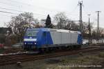 185 CL-009 (Eurobahn) rangiert am 6. Februar 2010 um 15:23 Uhr in Mnchengladbach Hauptbahnhof