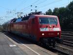 Am 17.7 kam unerwartet 120 208 mit einem Dosto Steuerwagen durch Mönchengladbach  Richtung Aachen gefahren.

Mönchengladbach 17.07.2015