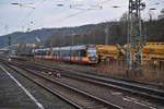 AVG Triebwagen 938 und 934 verlassen als S41 Neckarelz nach Mosbach Baden. 7.12.2020