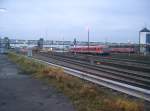 Bahnhof Mhldorf/Obb. in der Abenddmmerung