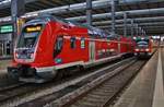 445 088-1 steht am 7.1.2019 als RB59145 von Nürnberg Hauptbahnhof im Münchener Hauptbahnhof.