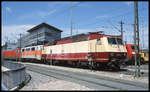 DB Elektrolok 752003-4 am 11.5.2002 im BW München HBF.