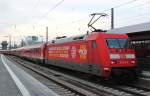 Am 7.Januar 2013 verließ 101 001 mit RE 4040 den Münchener Hbf in Richtung Ingolstadt.
