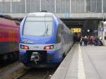 Der neue Meridian nach Salzburg stand hier am 04.01.2014 in München Hbf am Gleis 11.