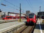 Die beiden DB Regio Hamsterbacken 2442 228 und 2442 221 am 08.08.15 in München Hbf