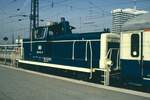 DB 260 142-5 (Bw München Hbf) beim Rangieren im Münchener Hauptbahnhof am 27. September 1986. In Betrieb genommen 1957 bei Bw München Ost, verschrottet 2004.