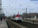Johanna 01, mit Schutt der bei der Renovierung des Bahnhof Pasing angefallen ist, fhrt richtung Mnchen Ost, 20.03.2010