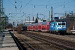 07-03-2011 Mnchen Heimeranplatz | DB 111 017 mit RE nach Salzburg