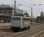 Die RailAdventure 139 558-1 kam am 07.10.2014 als Tfzf durch München Heimeranplatz.