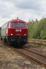 Am 02.09.2009 beim Umsetzen im Bahnhof Munster