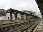 Der Bahnhof von Naumburg/Saale am 30.August 2021.