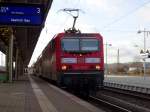 Abschied von der Saalebahn - 143 190-7 mit einer der letzten RBs von DB Regio nach Saalfeld in Naumburg (Saale) Hbf am 12.