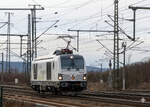 RailsystemsRP 248 001 (90 80 2248 001-0 D-SIEAG) am 27.12.2020 in Neudietendorf. Die Lok war auf einer Testfahrt von Gotha nach Jena-G�schwitz und vond dort �ber Gro�heringen zur�ck nach Gotha. 