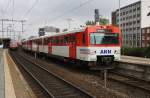 Hier 133 252-6 und 133 261-7 als AKN82454 von Neumünster nach Hamburg-Eidelstedt, dieser Triebzugverband stand am 23.9.2015 in Neumünster.