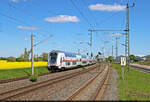 Mit fast einst�ndiger Versp�tung durchf�hrt DBpbzfa668.4 (50 80 86-81 908-5 D-DB) den Bahnhof Niemberg. Hinten schiebt 147 586-2.
Aufnahme vom Bahnsteigende.

🧰 DB Fernverkehr
🚝 IC 2445 (Linie 55) Dortmund Hbf–Dresden Hbf [+ ...