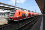 DB 425 626-9 als S 58796 (S6) nach Neustadt (Aisch) Bf, am 03.10.2023 in Nürnberg Hbf.