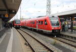 DB 612 972 als RE 3424 aus Bayreuth Hbf, am 05.08.2025 in N�rnberg Hbf.