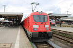 DB 102 005 mit dem RE 4020  München-Nürnberg-Express  aus München Hbf, am 05.08.2025 in Nürnberg Hbf.