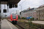 DB 4462 005 als RE 4919  Franken-Thüringen-Express  aus Erfurt Hbf, am 05.08.2025 bei der Einfahrt in Nürnberg Hbf.
