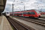 442 604-3 wartet am 13.8.2017 im Nürnberger Hauptbahnhof auf neue Leistungen.