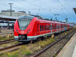 ET 1440 531 der S-Bahn-Nürnberg steht im selbigen Hbf für neue Aufgaben bereit, 30.12.2023.