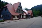 Der Bahnhof Oberhof von der Straen Seite