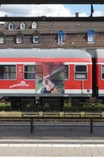 Eine solche (Moment)aufnahme, kann - auch mit etwas Glck entstehen, wie es mir am 25.07.09 in Offenburg ergangen ist, als ich mich auf einer Wartebank hinsetzen - und auf mein Zug warten wollte.
