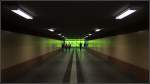 Am Ende des Tunnel lockt das grüne Licht - 

Bahnsteigunterführung im Bahnhof Offenburg. 

30.10.2011 (M)