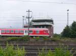 Regionalbahn nach Bremen am 23.6.2007 vor dem Stellwerk Oldenburg