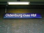 Oldenburg Hbf am 19.10.2007